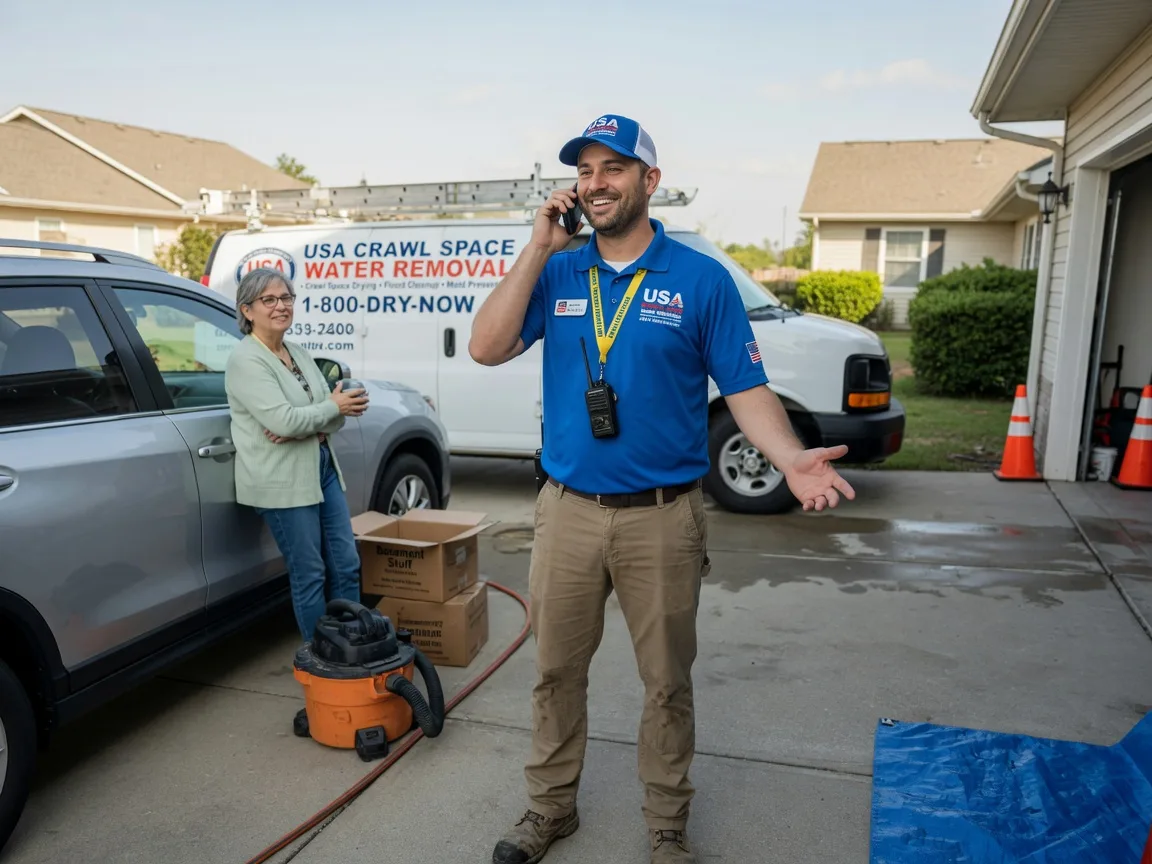 Crawl Space Water Removal Weddington, NC FAQs